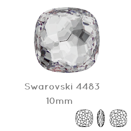 Kaufen Sie Perlen in Deutschland 4483 Swarovski Fantasy Cushion Fancy Stone CRYSTAL - 10mm (1)
