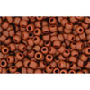 cc46lf - Toho rocailles perlen 11/0 opaque frosted terra cotta (10g)