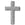 Perlen Einzelhandel Hammerschlag Kreuz versilbert 25x40mm (1)