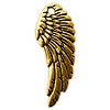 Flügel charm antik vergoldet (1)