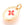 Perlen Einzelhandel Charm, Anhänger aus goldenem Messing und weißer Emaille mit rot Kreuz 9mm + Ring (1)