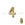 Perlen Einzelhandel Zahlenperle Nummer 4 vergoldet 7x6mm (1)
