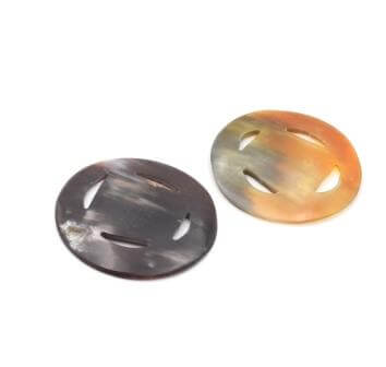 Kaufen Sie Perlen in Deutschland Horn Verbindungsanhänger 8cm (Afrika) (1)