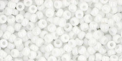 cc41 - Toho beads 11/0 opaque white -250gr