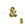 Perlen Einzelhandel Buchstabenperle & vergoldet 7x6mm (1)