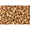cc618 - Toho rocailles perlen 11/0 opaque pastel frosted mudbrick (10g)