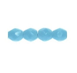 Glasschliffperlen  BLUE TURQUOISE 3mm (30)