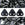 Perlengroßhändler in Deutschland 2 Loch Perlen CzechMates triangle hematite 6mm (10g)