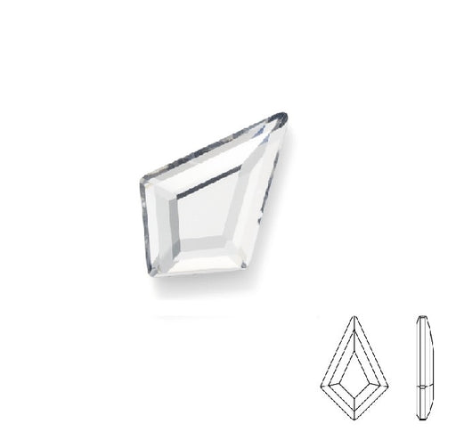 Kaufen Sie Perlen in Deutschland 2771  Swarovski hot fix flat back rhinestones crystal  6,4x4,2mm (10)