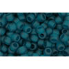 cc7bdf - Toho rocailles perlen 8/0 transparent frosted teal (10g)