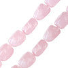 Kaufen Sie Perlen in Deutschland Rosenquarz nugget perlenstrang 12x16mm (1)