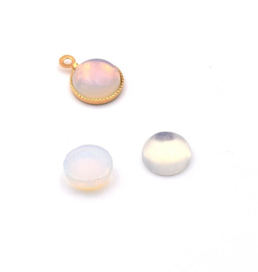 Kaufen Sie Perlen in Deutschland Runder Cabochon 8 mm Opalite (2)