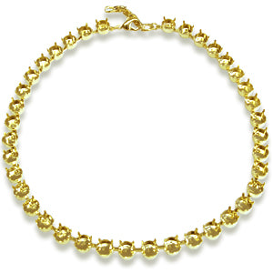 Kaufen Sie Perlen in Deutschland Halskettenfassung für 38 Swarovski 1088 SS39 gold-plattiert (1)