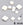 Perlengroßhändler in Deutschland Perlmutt weiss - Perlen Kleeblatt 6mm, Loch 0.8mm (5)