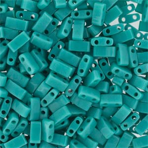 Kaufen Sie Perlen in Deutschland cc412 -Miyuki HALF tila perlen Opaque Turquoise green 2.5mm (35 perlen)