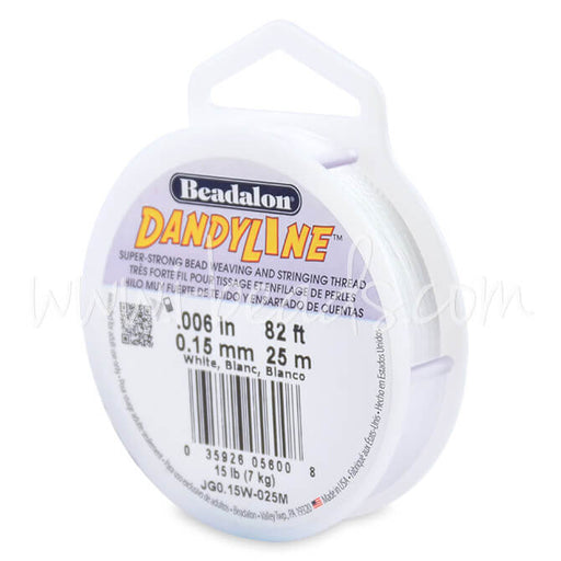 Beadalon dandyline draht weiss 0.15mm 25m (1)