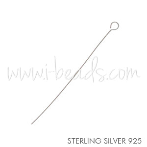 Kaufen Sie Perlen in Deutschland Kettelstifte Sterling Silber 0,5x50mm (5)
