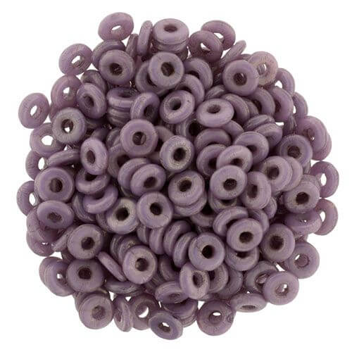Kaufen Sie Perlen in Deutschland O beads 1x3.8mm Opaque Purple heishi (5g)