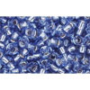 cc33 - Toho rocailles perlen 8/0 silver lined light sapphire (10g)
