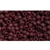 cc46f - Toho rocailles perlen 11/0 opaque frosted oxblood (10g)