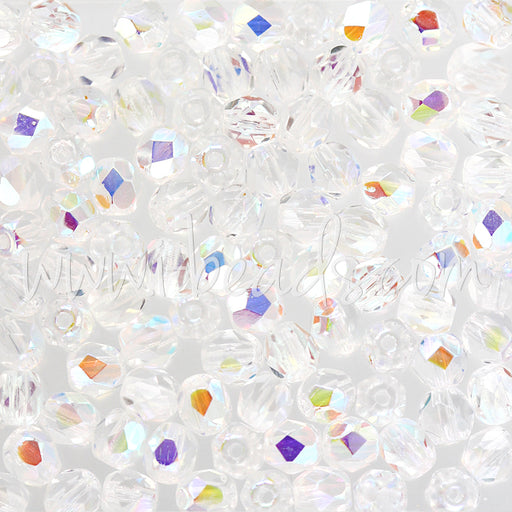 Kaufen Sie Perlen in Deutschland Glasschliffperlen crystal ab 4mm (100)