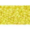 cc175f - Toho rocailles perlen 11/0 transparent rainbow frosted lemon (10g)