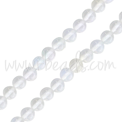 Kaufen Sie Perlen in Deutschland Opalite  Runde Perlen 6mm am Strang (1)