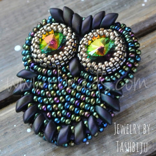 DIY Eulen-Brosche - Design von Tashbiju