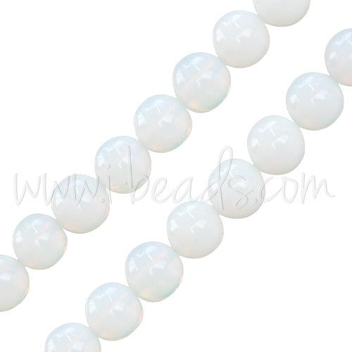Kaufen Sie Perlen in Deutschland Opalite   Runde Perlen 8mm am Strang (1)