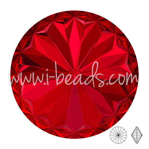 Kaufen Sie Perlen in Deutschland Swarovski 1122 rivoli scarlet 14mm (1)