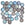 Perlen Einzelhandel Honeycomb Perlen 6mm glittery matte graphite (30)