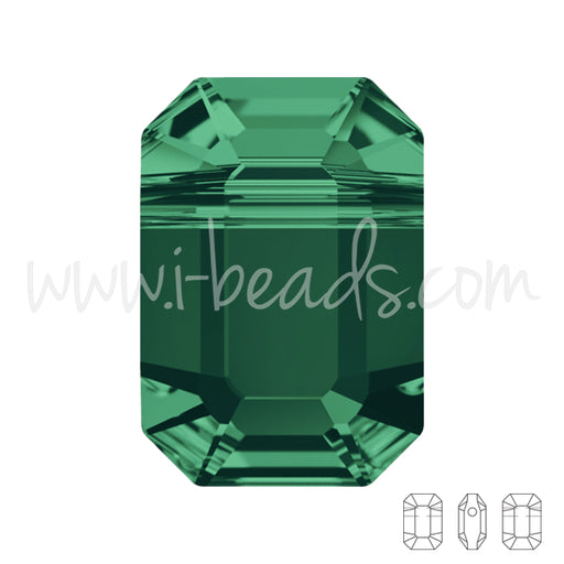 Kaufen Sie Perlen in Deutschland Swarovski 5514 pendulum Perlen emerald 10x7mm (2)