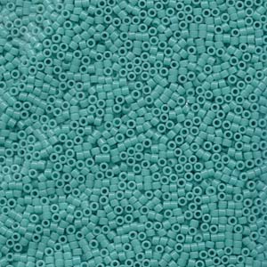 DB729 -11/0  delica bead opaque TURQUOISE- 1,6mm - Hole : 0,8mm (5gr)