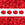 Perlen Einzelhandel Super Duo Perlen 2.5x5mm Opaque Red (10g)