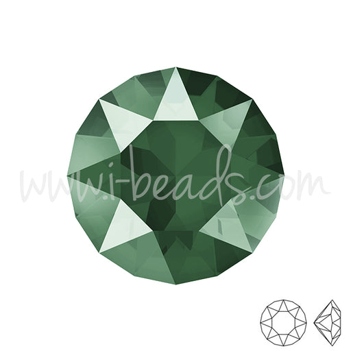 Swarovski 1088 xirius chaton crystal royal green 8mm-SS39 (3)