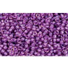 cc928 - Toho rocailles perlen 15/0 rainbow rosaline/purple lined (5g)