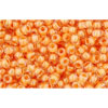 cc984 - Toho rocailles perlen 11/0 crystal/ papaya lined (10g)