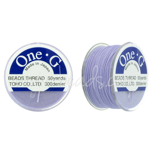 Kaufen Sie Perlen in Deutschland Toho One-G Perlenfaden Light Lavender 45m (1)