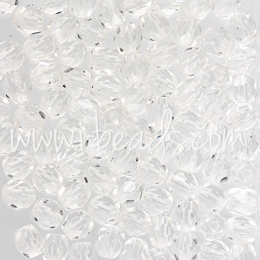 Kaufen Sie Perlen in Deutschland Glasschliffperlen crystal 4mm (100)
