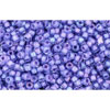 cc934 - Toho rocailles perlen 15/0 light sapphire/opaque purple lined (5g)