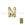Perlen Einzelhandel Buchstabenperle M vergoldet 7x6mm (1)