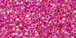 Kaufen Sie Perlen in Deutschland cc785 - Toho treasure perlen 11/0 inside color luster crystal hot pink lined (5g)