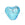 Perlen Einzelhandel Murano Glasperle Herz Aquamarin und Silber 10mm (1)