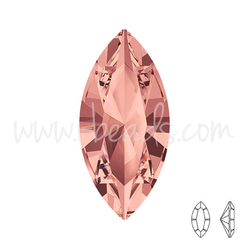Kaufen Sie Perlen in Deutschland Swarovski 4228 navette blush rose 15x7mm (1)
