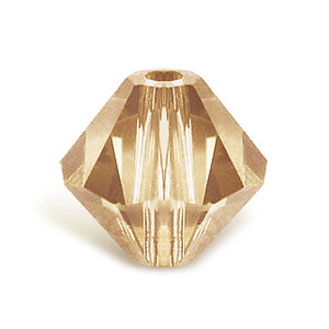 5328 Swarovski xilion doppelkegel crystal golden shadow 6mm (10)