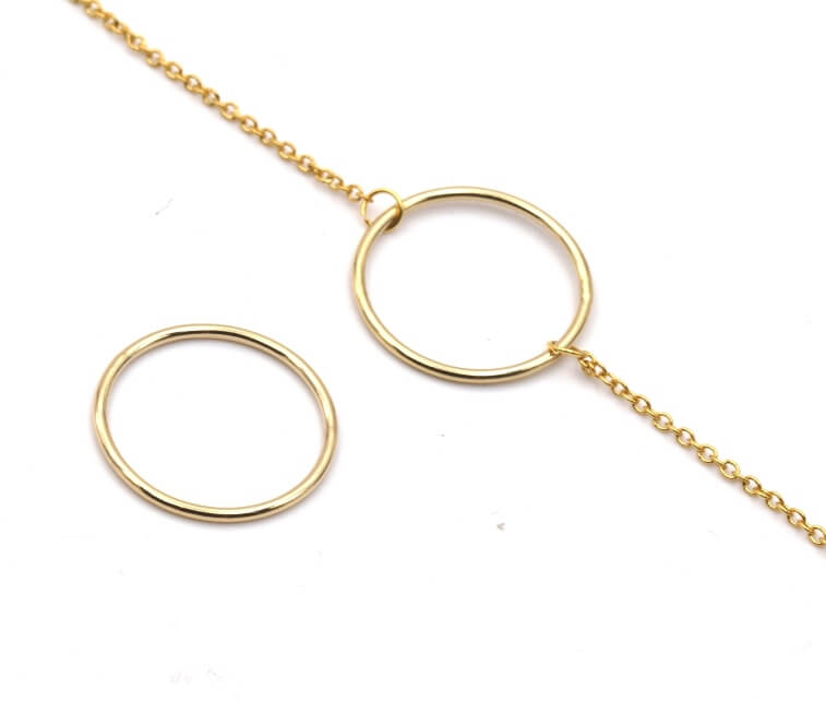 Anschlussring GOLD FILLED 18x1mm (1)