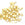 Perlen Einzelhandel Charms Anhänger goldene Farbe 10x8mm (x20)