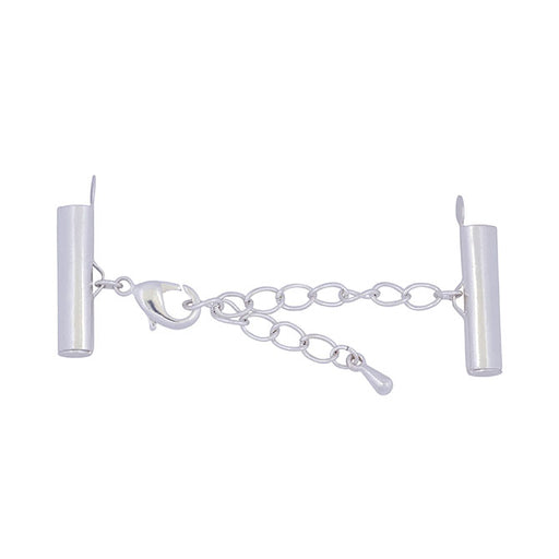 Kaufen Sie Perlen in Deutschland Schiebeverschluss Set Silberfarben 20 mm (1)