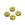 Perlen Einzelhandel Tschechisches Druckglas Blume Gelb und Picasso 10mm (4)