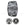 Perlen Einzelhandel Swarovski 5045 rondelle Perlen crystal silver night 8mm (2)